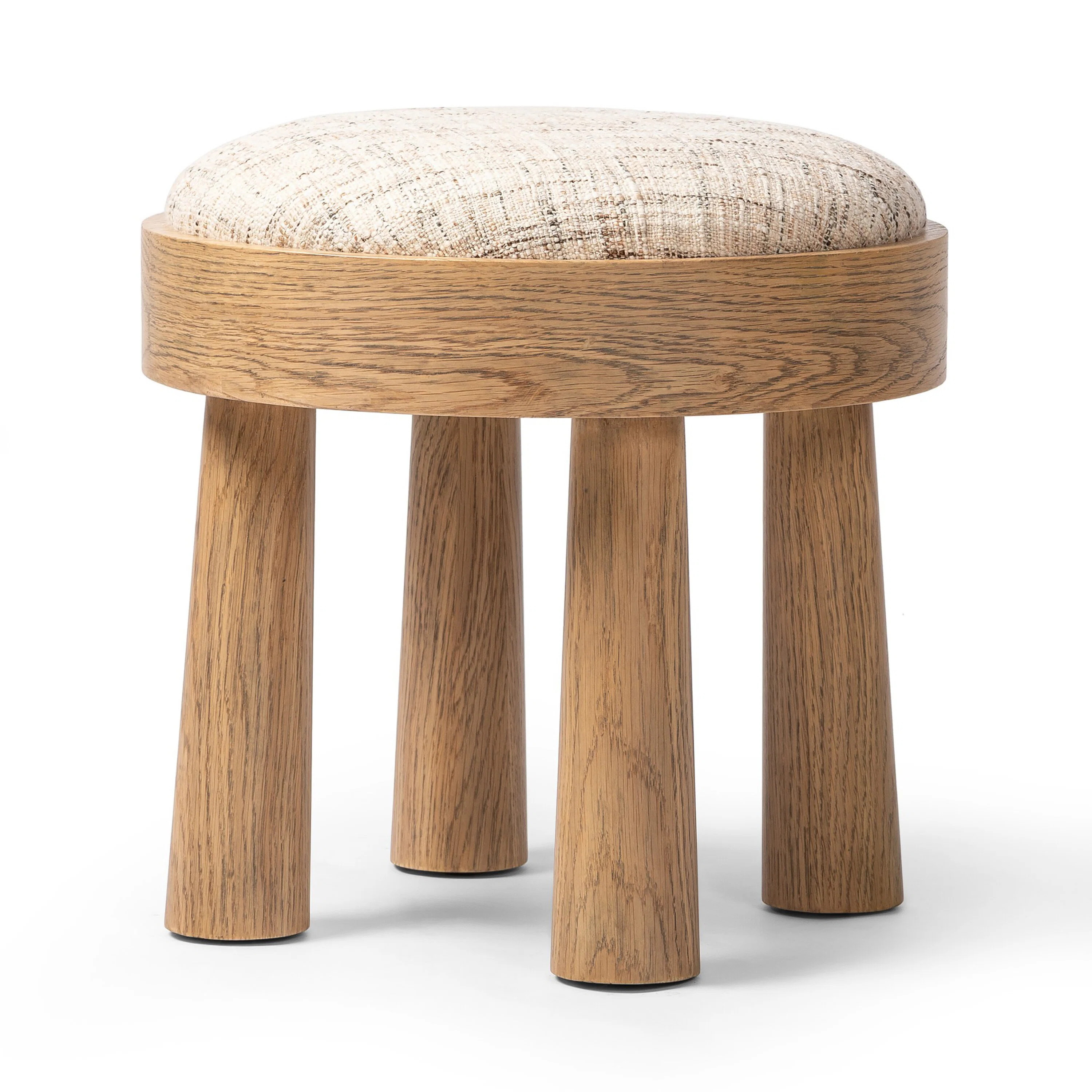 LOUISE Upholstered Accent Stool | Perigold