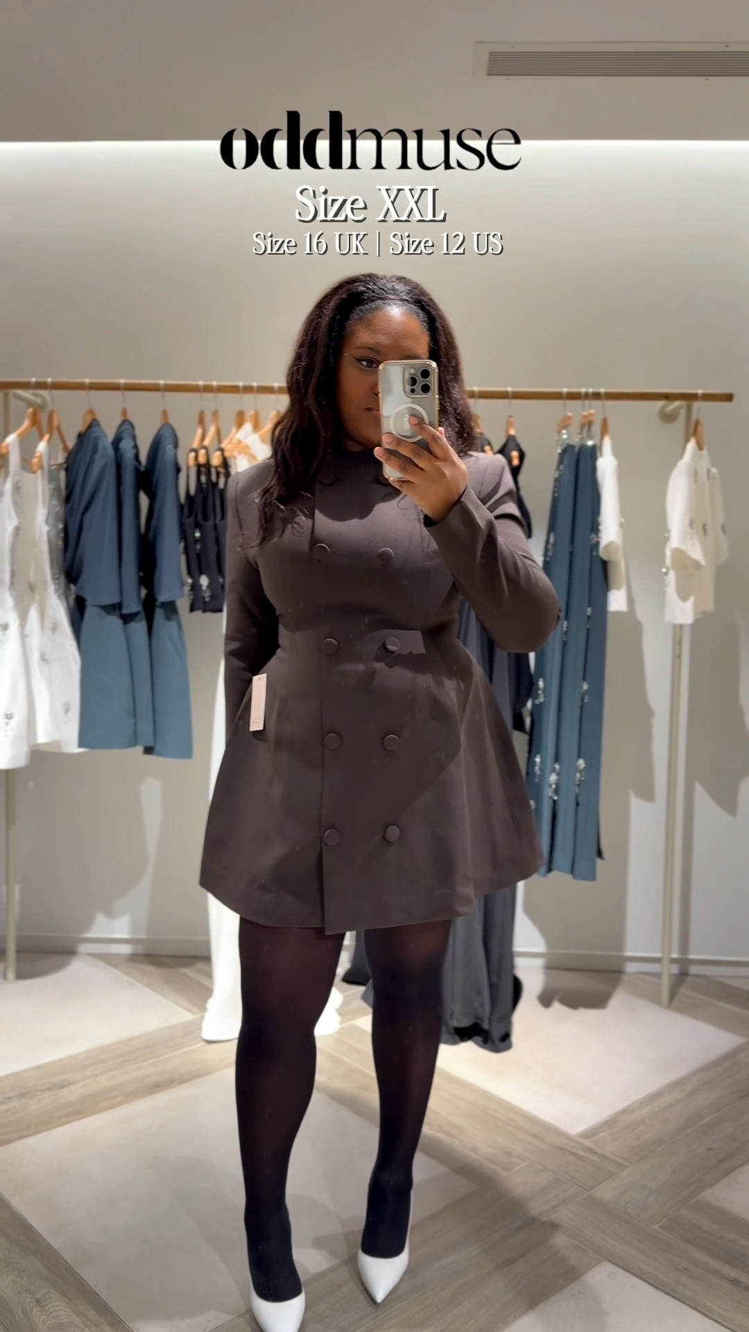 Odd Muse Dress, Mini dress, Espresso, Hourglass, Tailored, Soft Tailoring #ltkfind#LTKautumn 

#LTKmidsize #LTKuk