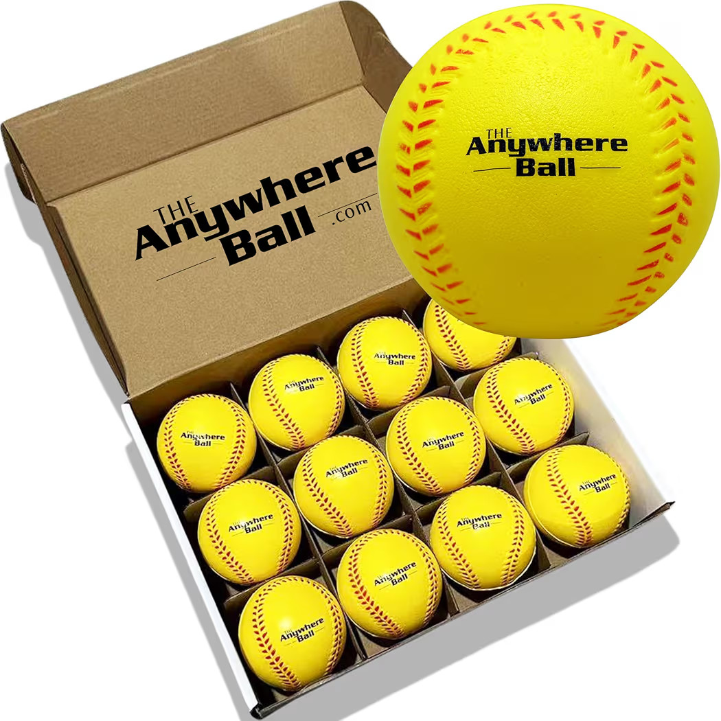Thin Air Brands The Anywhere Ball Baseball/Softball Foam Training Ball (12 Pack) | Amazon (US)