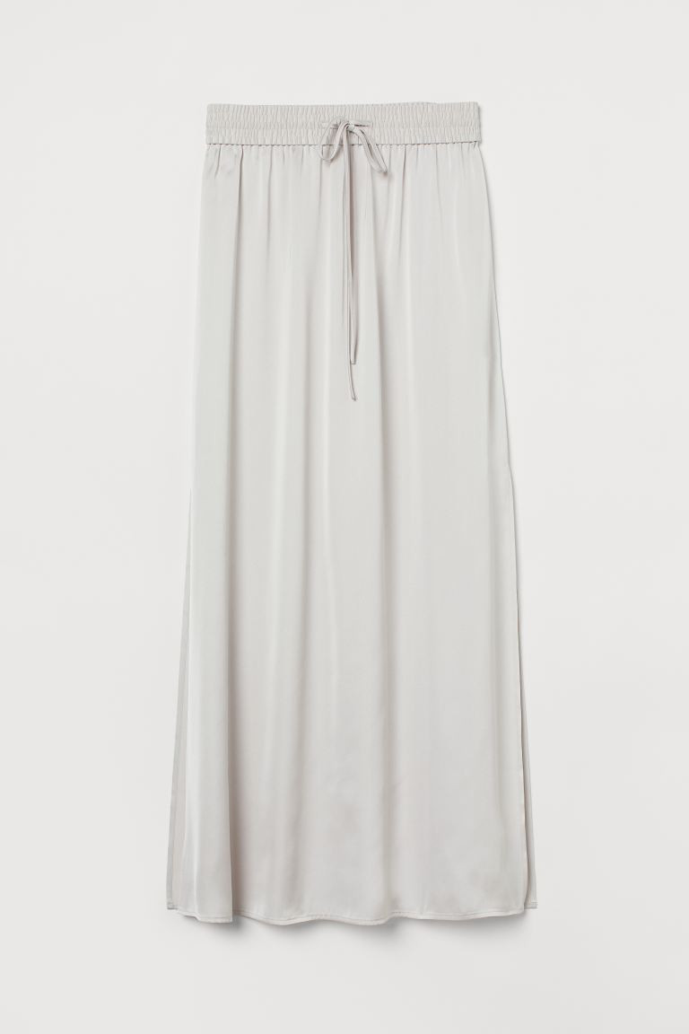 Enkellange satijnen rok | H&M (DE, AT, CH, NL, FI)
