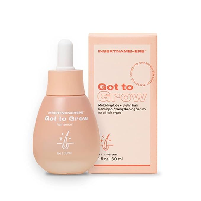 INH Got to Grow Hair Serum | Non-Greasy, Caffeine Charged, Biotin Boosted, Vegan, & Peptide Packe... | Amazon (US)