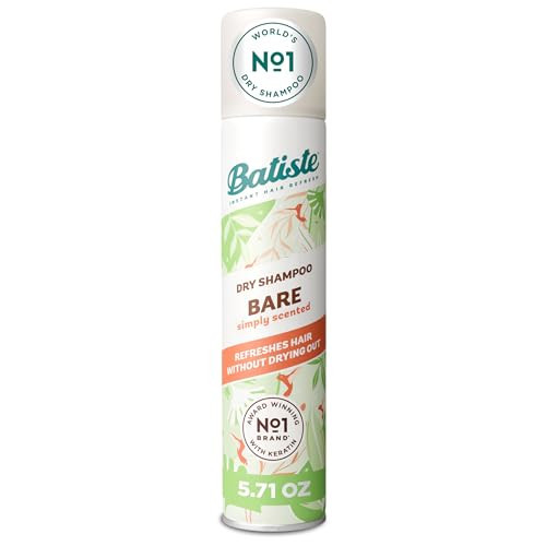 Batiste Dry Shampoo, Bare Fragrance, Refresh Hair and Absorb Oil Between Washes, Waterless Shampoo for Added Hair Texture and Body, 5.71 oz | Amazon (US)