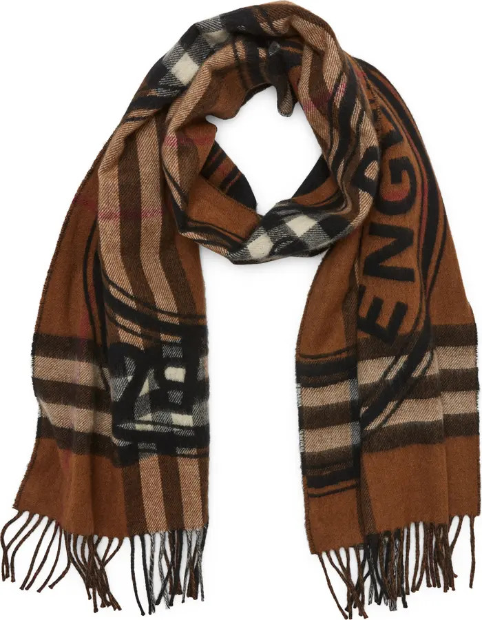 Burberry Giant Check Cashmere Scarf | Nordstrom | Nordstrom