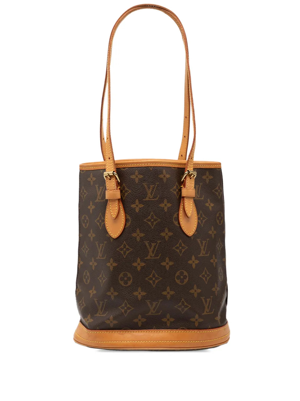 Louis Vuitton Pre-Owned 2003 Monogram Petit bucket bag - Brown | Farfetch Global
