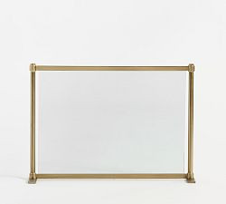 Everson Fireplace Glass Screen | Pottery Barn (US)