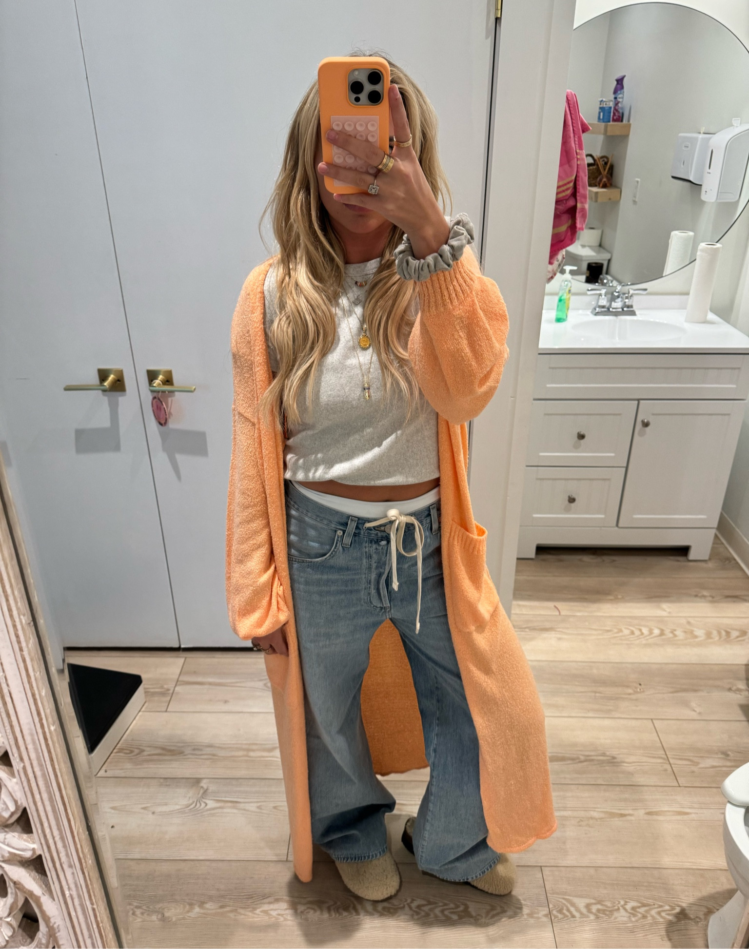 Match your jacket to phone case type of day! 