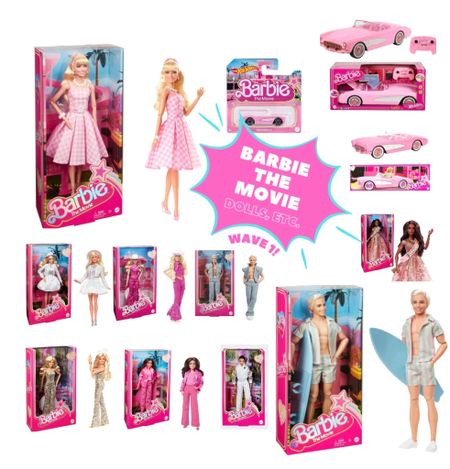 Barbie the Movie, Dolls & Cars… Wave 1 ✨💖👠

So you know there’s a Barbie movie coming out in a few weeks… but did you know that Mattel made dolls to look like the specific actors in the movie, along with the movie outfits (and several versions of the movie car too)? Pretty cool, right!?!

And! Word is that there’s a second wave (with rollerblading Barbie & Ken!) coming soon! 💖

Linked as much as I could, here’s what you need to know:

💖 there are a $25 Barbie and $25 Ken in their original movie outfits (pink gingham dress and surf shorts)
💖 the rest of the dolls (3 more of Barbie, 1 more of Ken and 3 additional characters) all started at $50… some sold out (the western, cowgirl Barbie almost immediately) so you can still buy them but they’ve been marked up accordingly (people reselling)
💖 the cute pink corvette!: comes in regular Barbie size (was $75, sold out and now available much higher), a RC option (smaller scale than other, currently still available for original price under $60) and a Hot Wheels version (I have only found marked up as linked here and at one toy seller I’ve never used, if I find that order to be a success I’ll share!)

More to come when Wave 2 breaks! 💖

#LTKfamily #LTKSeasonal #LTKkids