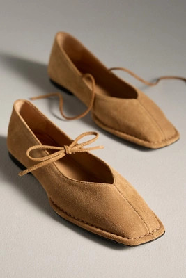 ALOHAS Sway Suede Ballet Flats | Anthropologie (US)