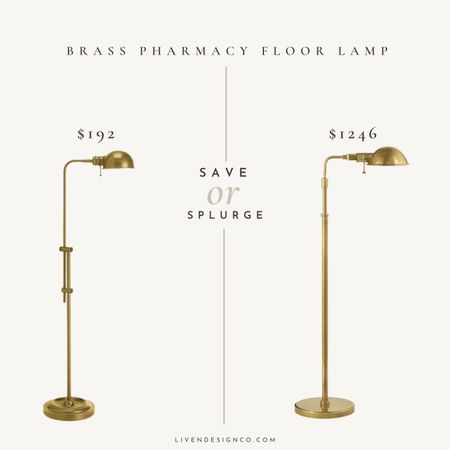 Brass pharmacy floor lamp. Antique brass floor lamp. 

#LTKSeasonal #LTKhome #LTKsalealert