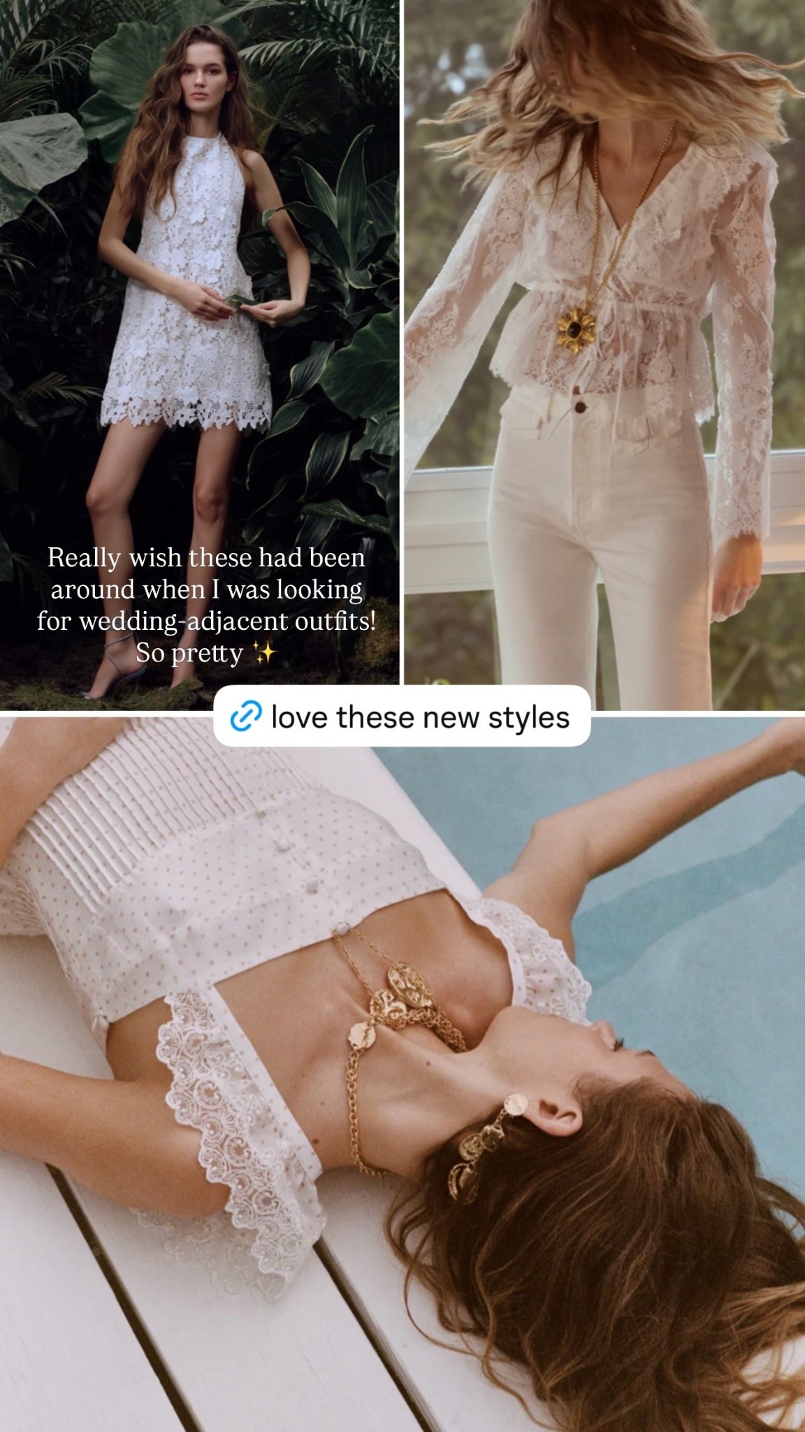 Really wish these pretty lacy white dresses had been around when I was looking for wedding-adjacent outfits! So pretty ✨

#LTKSeasonal #LTKWedding #LTKPetite