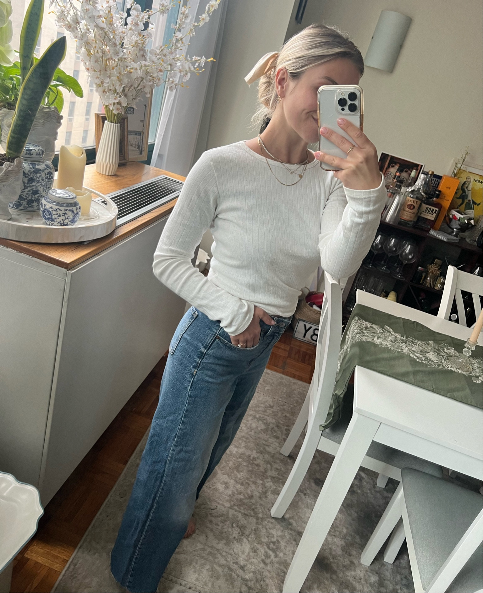 Pointelle & Pants 🤷🏼‍♀️ these jeans are probably sold out so I’ll link a bunch of other favorites! 

#LTKfindsunder100 #LTKMostLoved #LTKfindsunder50