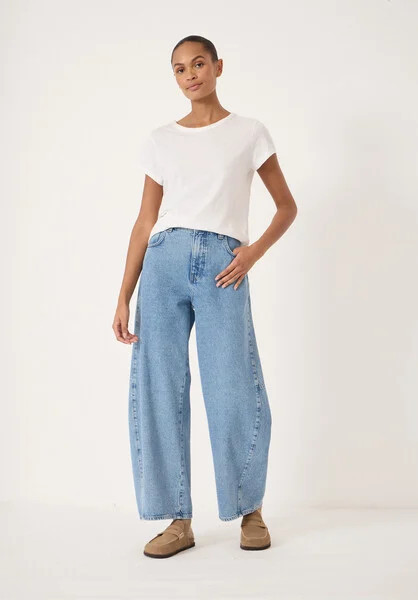 Bree Horseshoe Barrel Leg Jeans | Hush UK