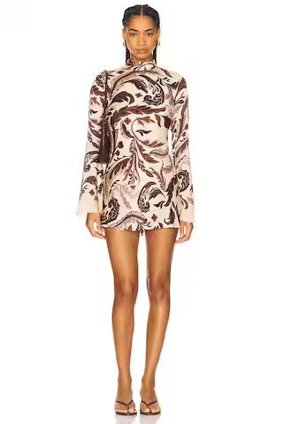 HEMANT AND NANDITA Mini Dress in Neutral. - size S | Revolve Clothing (Global)