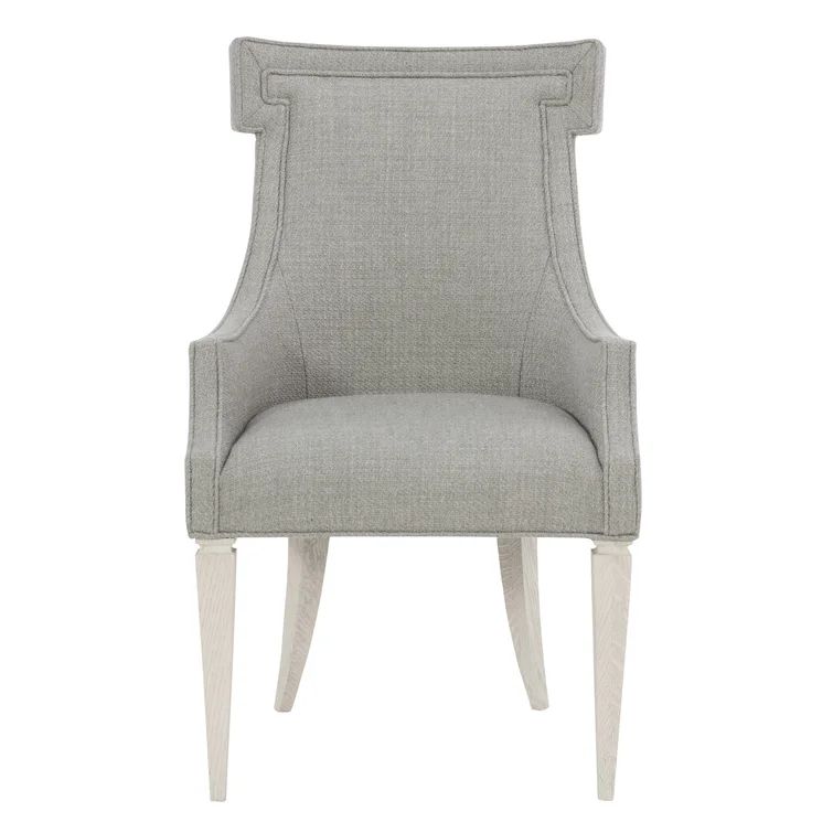 Domaine Upholstered Wingback Arm Chair in Gray | Wayfair North America