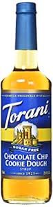 Torani Sugar-Free Chocolate Chip Cookie Dough Drink Syrup, 750mL bottle | Amazon (US)