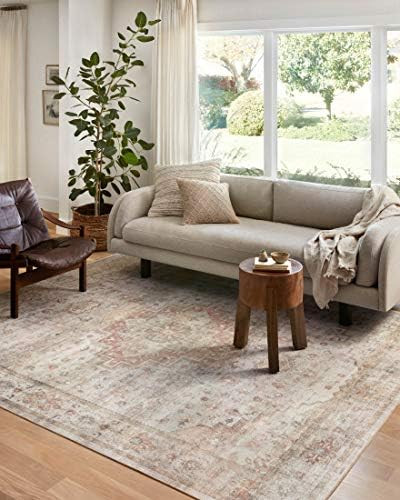 Loloi II Heidi HEI-02 Sage Traditional Area Rug 5'-0" x 7'-6" | Amazon (US)