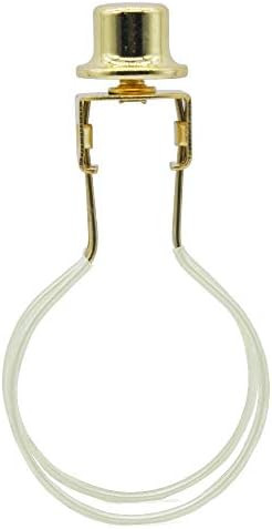 Lamp Shade Holder,Lamp Shade Light Bulb Clip Adapter,Clip On Lampshade Adapter Includes Finial an... | Amazon (US)