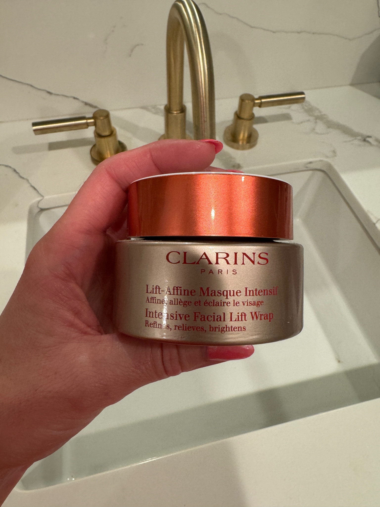 My favorite way to bring down any puffiness around my eyes 