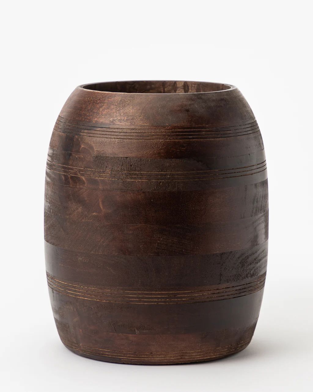 Barred Wood Vase | McGee & Co.