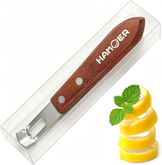 Channel Knife Zester - Fruit and Vegetable Tool for Decorating Cocktails, Desserts, and Salads St... | Amazon (US)