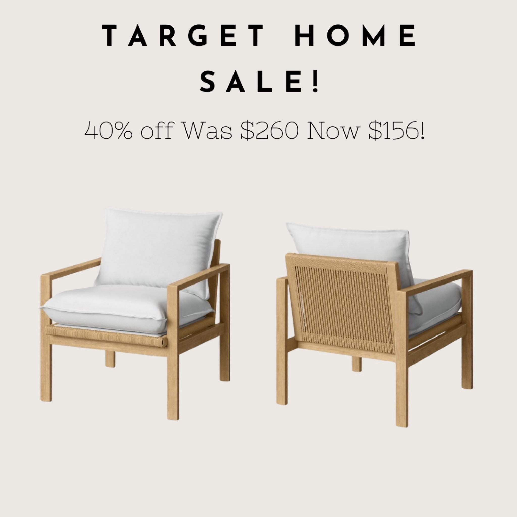 40% off Target home! 
#targethome #targetdecor #homedecor #chair #accentchair 

#LTKhome #LTKsalealert