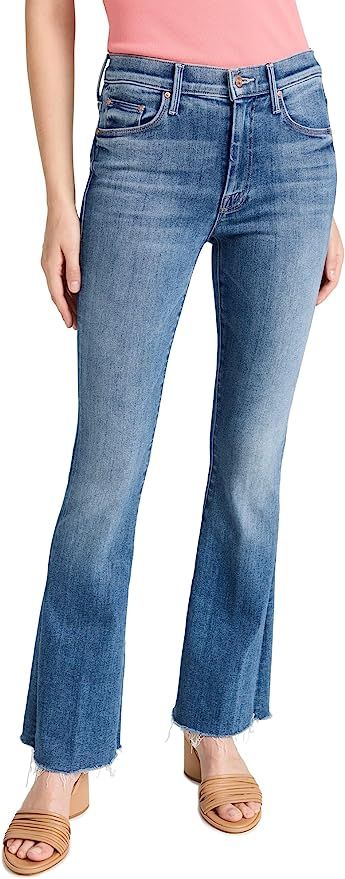 MOTHER Women's The Weekender Fray Jeans, A Groovy Kind of Love, Blue, 27 at Amazon Women's Jeans ... | Amazon (US)