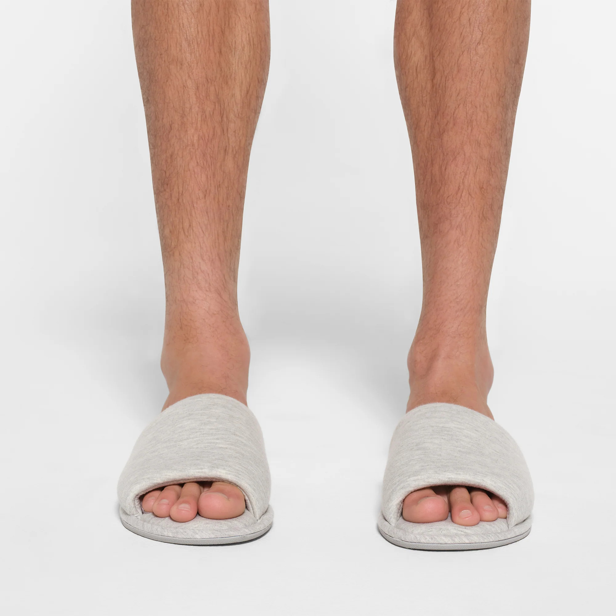 SKIMS Mens Cotton Slipper | Grey | 41-44 | Accessories | SKIMS (US)