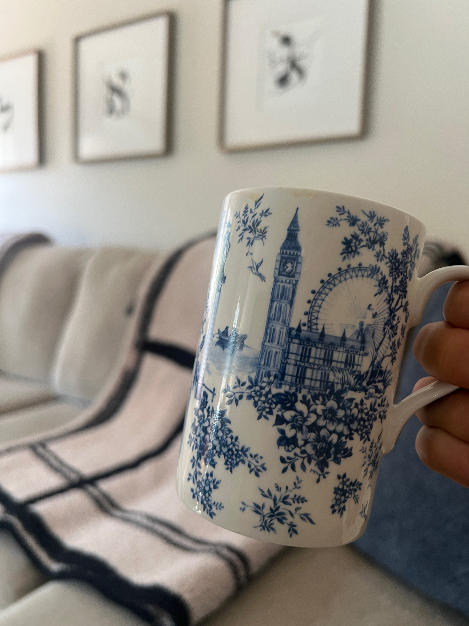 A slow morning with a coffee & my favorite new blanket ☕️🤍

#LTKHome