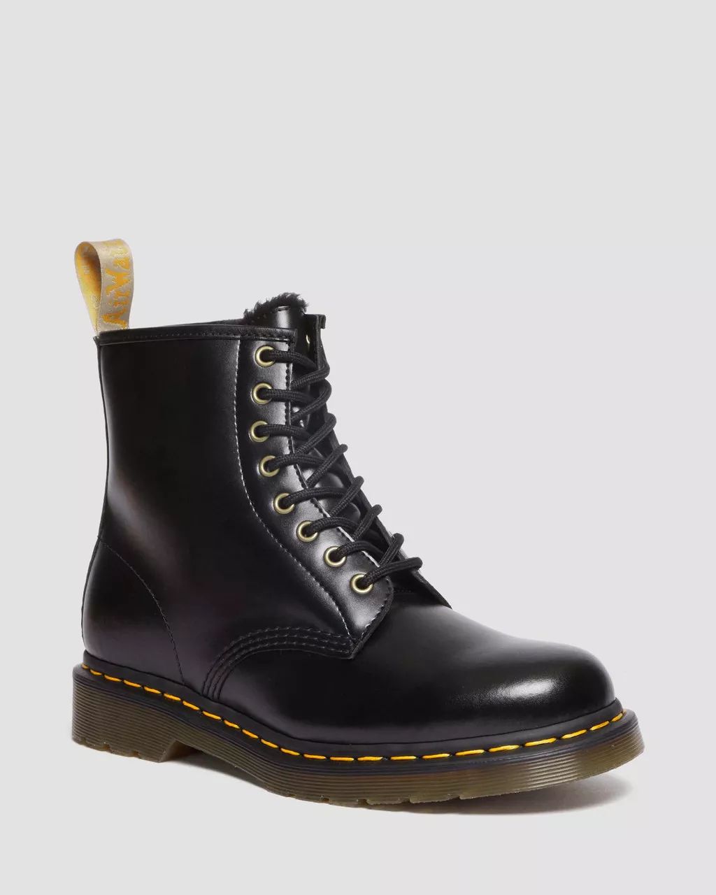 Vegan 1460 Borg Lined Lace Up Boots | Dr Martens (UK)