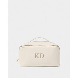 Medium Make Up and Wash Bag in Off White | Katie Loxton Ltd. (UK)