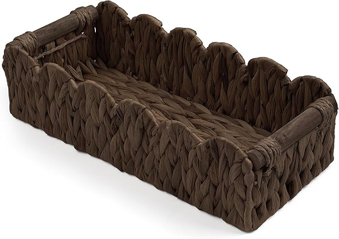 Toilet Paper Storage Basket Bathroom Counter Organizer Wicker Baskets for Organizing Cute Basket ... | Amazon (US)