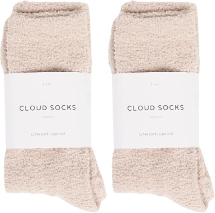 Ultra-Luxe Cloud Sock For Women & Men | Warm & Cozy Fuzzy Unisex Sleep Socks | Super Soft Luxurio... | Amazon (US)