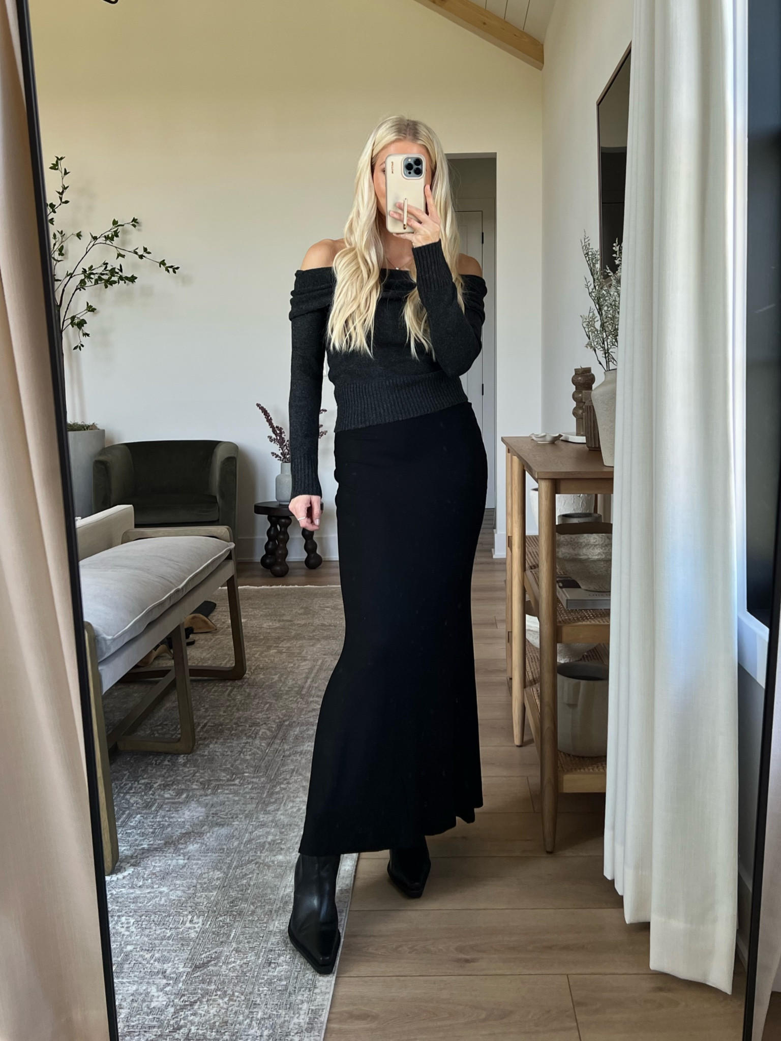 Wearing a small in sweater & maxi, shoes are tts! #kathleenpost #thanksgivinglook

#LTKSeasonal #LTKstyletip #LTKHoliday