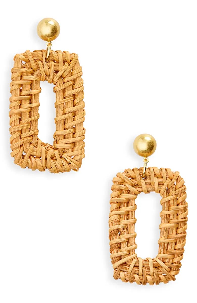 Rattan Statement Earrings | Nordstrom