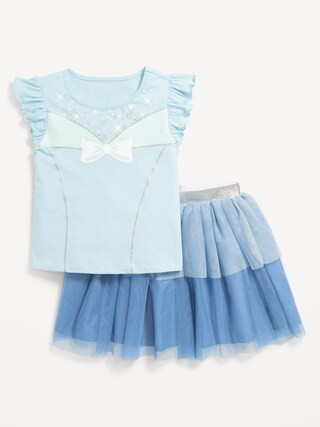 Disney© Princess T-Shirt and Tutu Skirt Set for Toddler Girls | Old Navy (US)