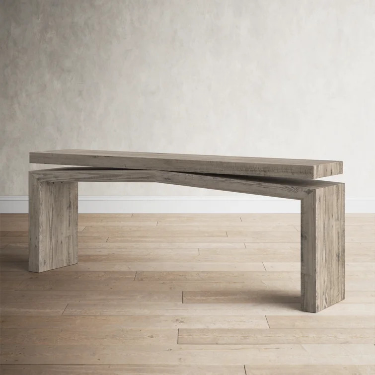 Henn 78.75'' Solid Wood Console Table | Wayfair North America
