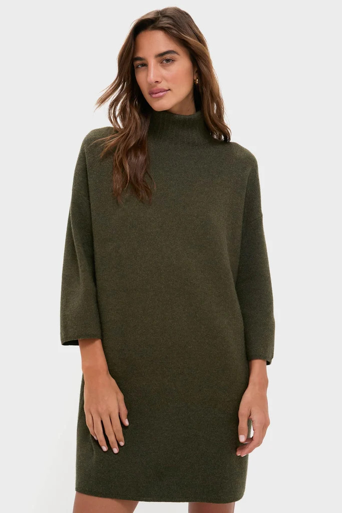 Moss Green Vivianne Dress | Tuckernuck (US)