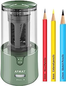 AFMA Electric Pencil Sharpener, Auto Stop, Super Sharp & Fast, Electric Pencil Sharpene... | Amazon (US)