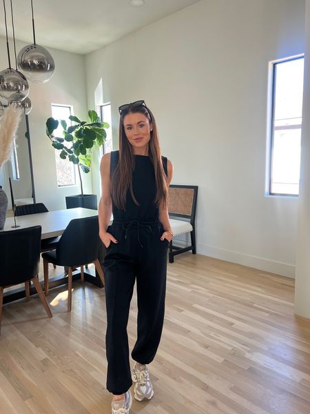 Small in Abercrombie jumpsuit! Sooo soft and comfortable ! Also comes in grey! 
#abercrombiepartner 

Athleisure, joggers

#LTKstyletip #LTKfitness