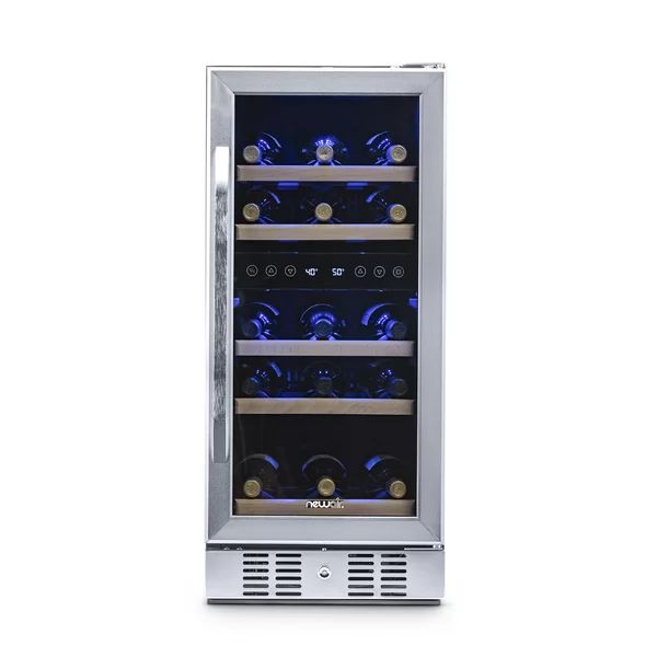 29 Bottle Quiet Comfortable Dual Zone Freestanding/Built-In Wine Refrigerator | Wayfair North America