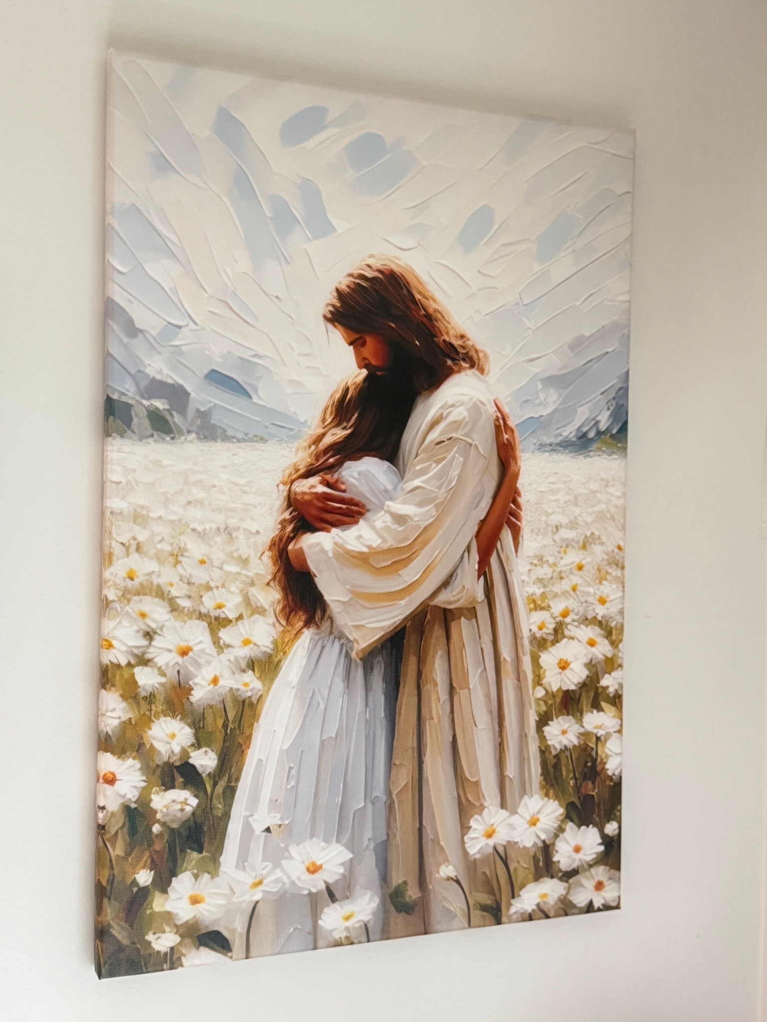 Love this photo that is hung in my bathroom. 🩷 it is a beautiful reminder to me that Jesus is always there and He will be my source of strength each day. Linked the photo below ⬇️ 

#LTKstorytime #LTKmomlife #LTKHome