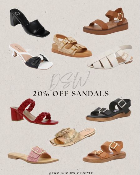 DSW sandals on sale code PEDIREADY