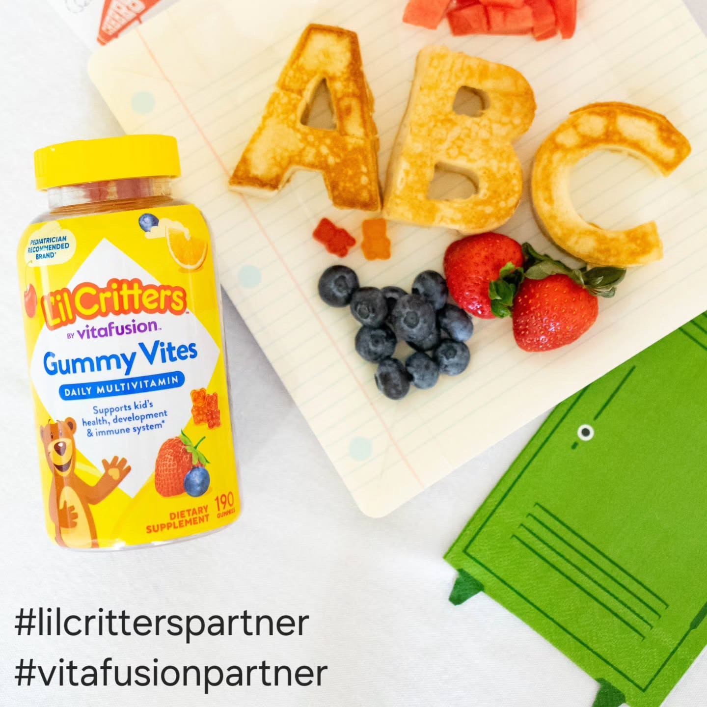 My kids always ask for their @lilcrittersgummies because they taste like a treat! 5 yummy flavors, with 11 nutrients to help support their health and development. No high-fructose corn syrup, no synthetic FD&C dyes, no gluten. #momwin! 

These statements have not been evaluated by the Food and Drug Administration. This product is not intended to diagnose, treat, cure or prevent any disease.

#lilcritterspartner