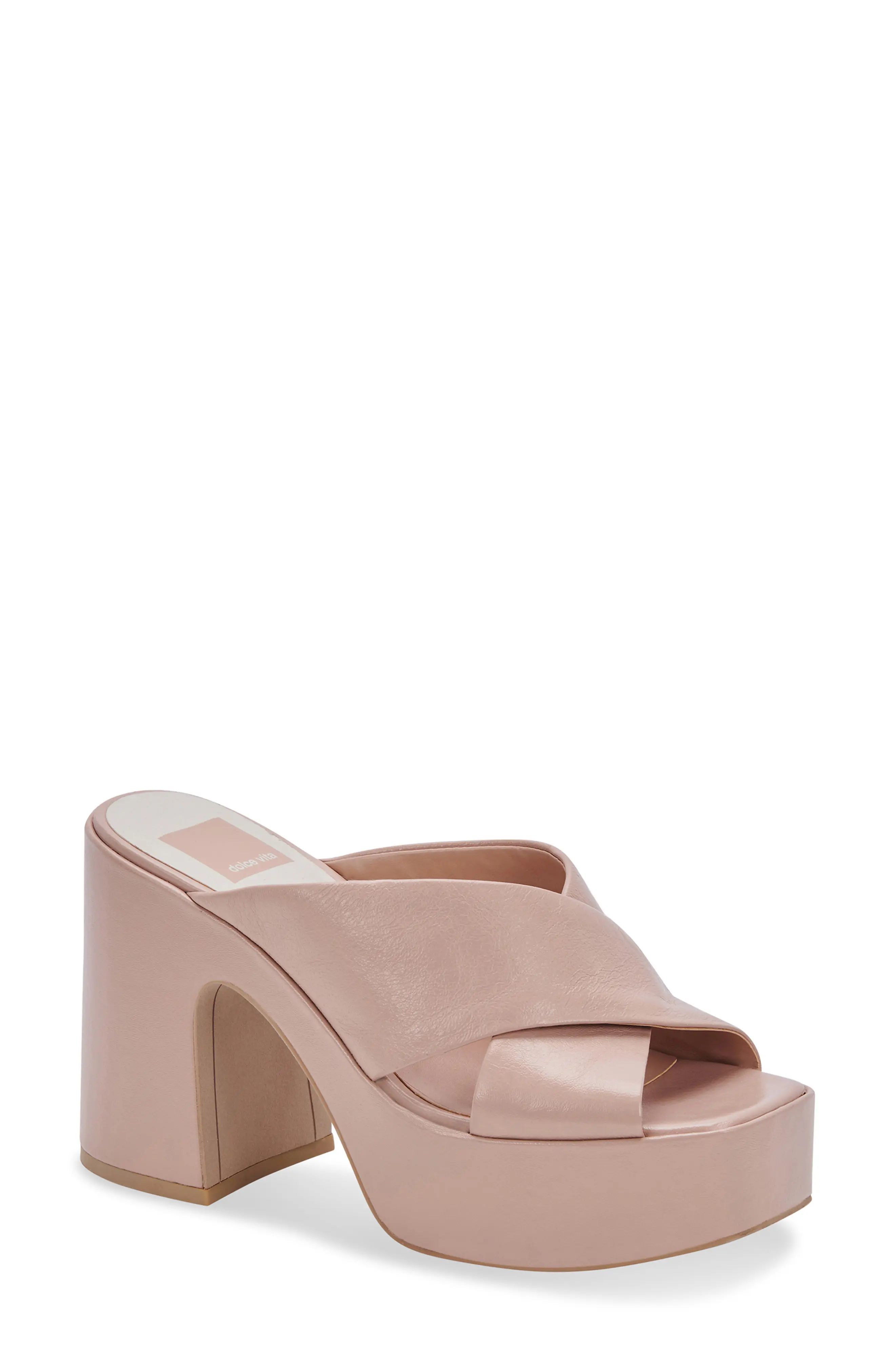 Dolce Vita Wonder Platform Sandal in Blush at Nordstrom, Size 5.5 | Nordstrom