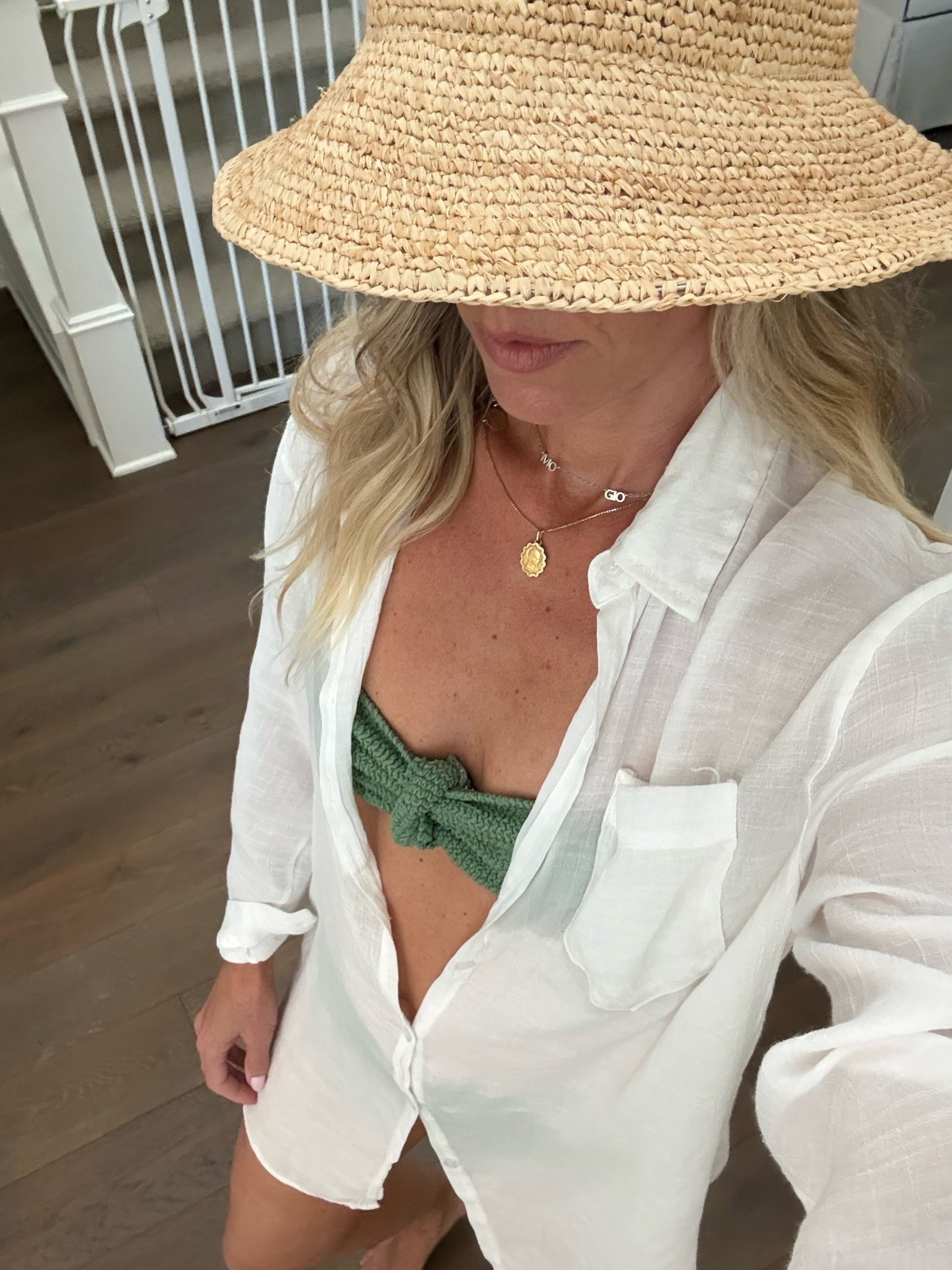 Pool day 💦☀️My hat is Rad River Co, I linked a similar one. My bikini is old (linked) but I linked a couple of similar and my fave top I use as a coverup all the time! Also linked my tan because I’m obsessed with this mousse 👌🏻

Pool day, swimwear, coverup, vacation outfit, beach style, pool style, bucket hat, straw hat, self tanner, white button down shirt

#LTKmomlife #LTKootd #LTKSwim