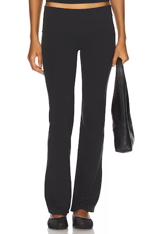 SKIMS Cotton Jersey Foldover Pant in Black. - size S | Revolve Clothing (Global)