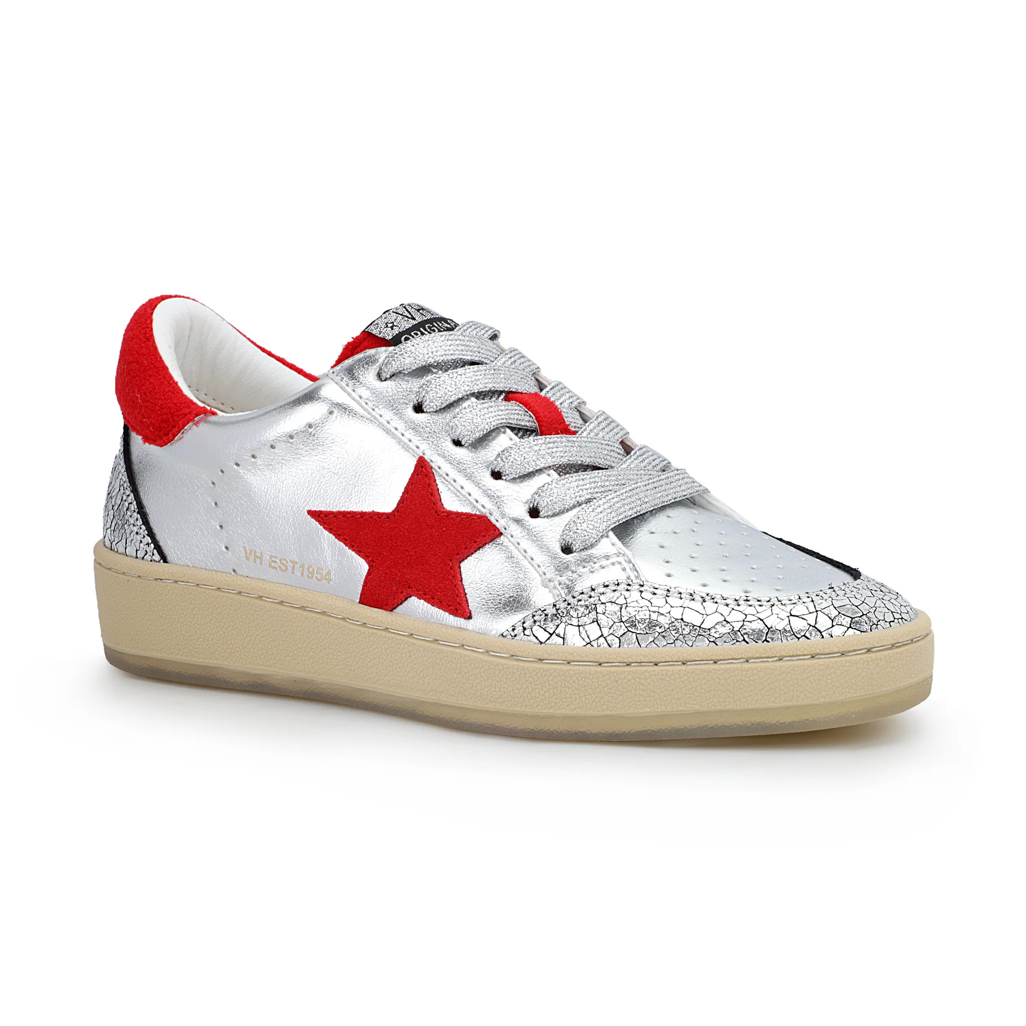 DENISSE - WASHED SILVER/RED | Vintage Havana