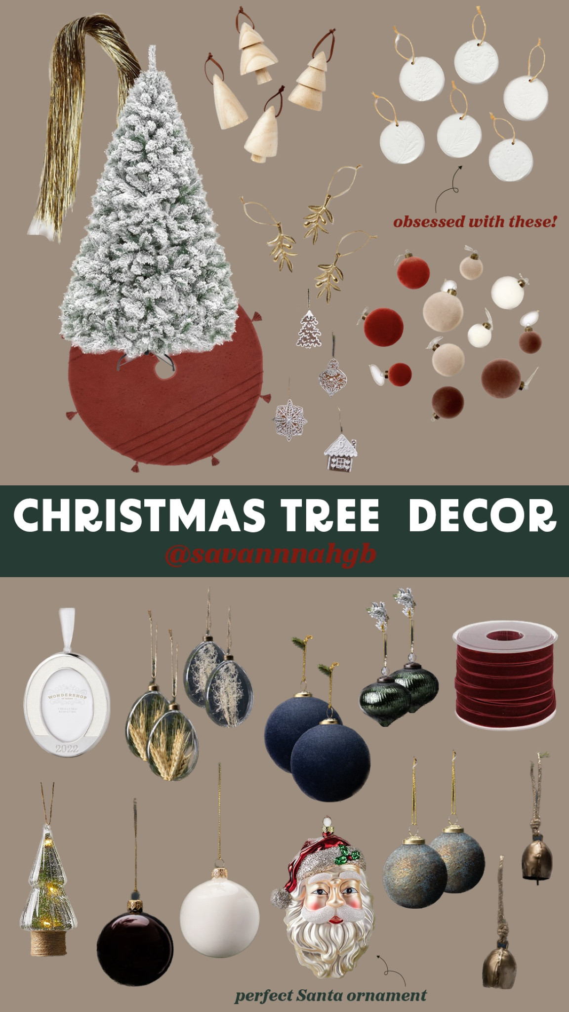 All of my Christmas tree decor! Absolutely obsessed with these finds from Target, Pottery Barn &
McGee and Co. this year. ✨

#LTKsalealert #LTKHoliday #LTKSeasonal