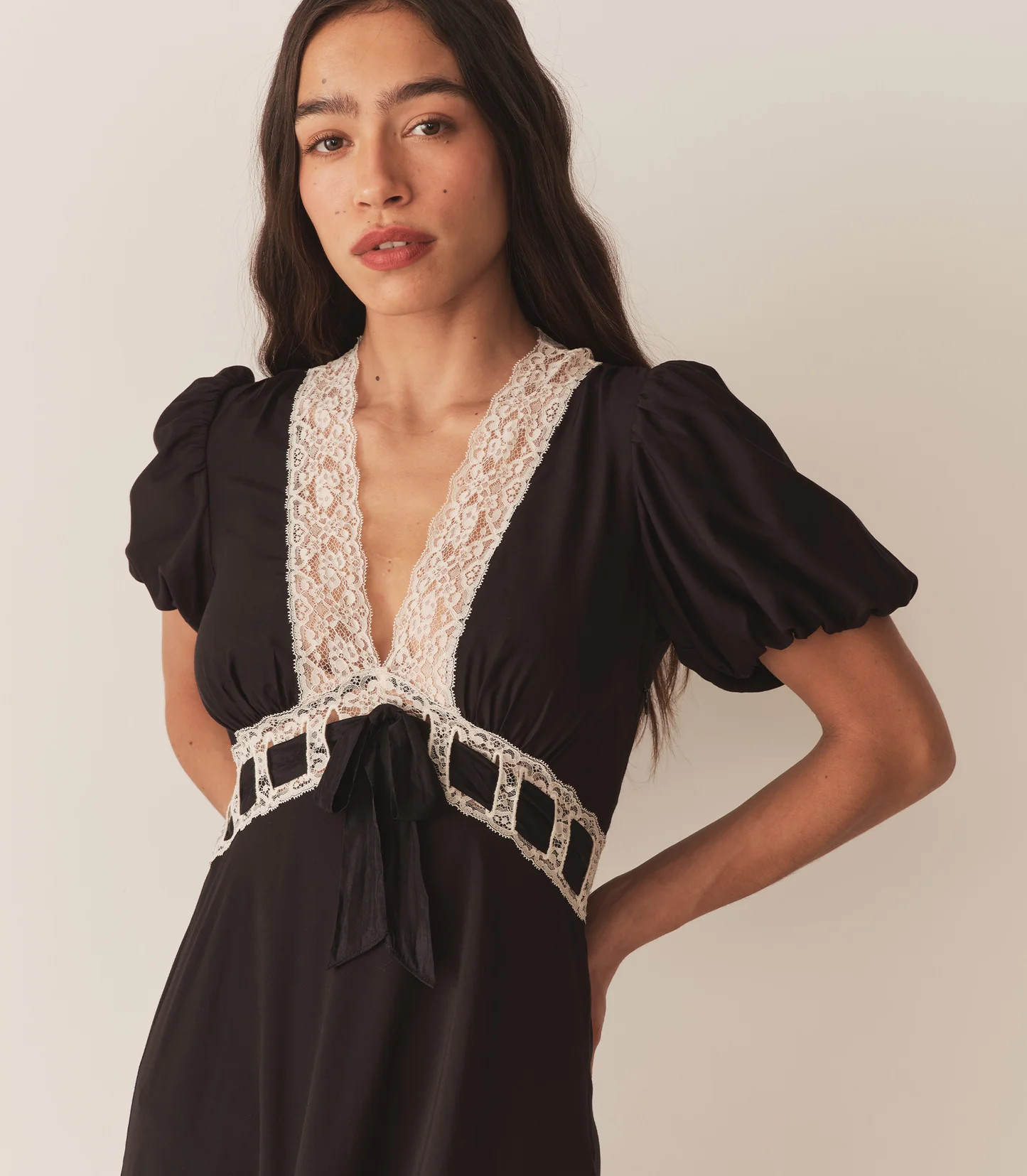Augustina Dress - Black | DÔEN | DOEN