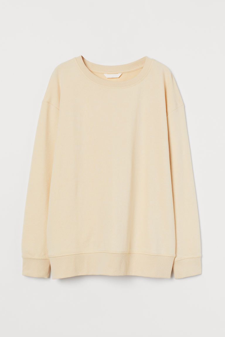H & M - MAMA Sweatshirt - Beige | H&M (US + CA)